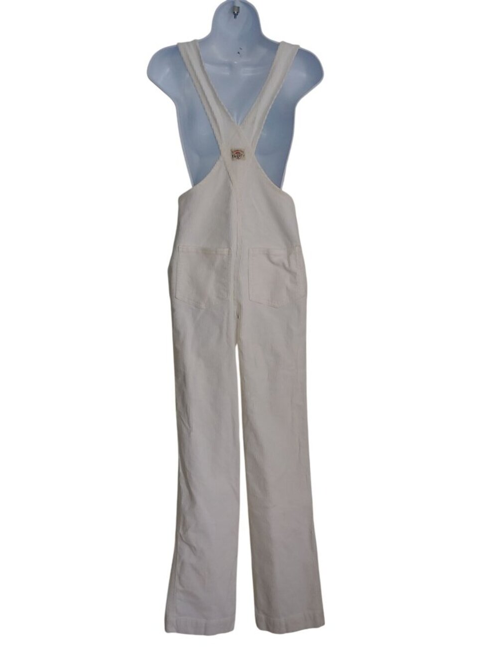Faherty Walker Corduroy Overalls Organic Cotton Coastal Farmcore Granola Girl S - Picture 2 of 10